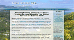 Desktop Screenshot of danajohnsoncpa.com
