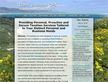 Tablet Screenshot of danajohnsoncpa.com